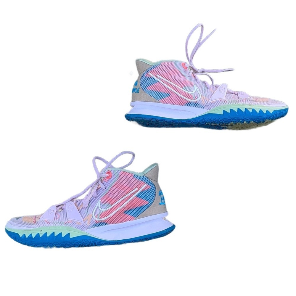 Nike kyrie 7 mens Multicolor Sneakers with Pink and Blue